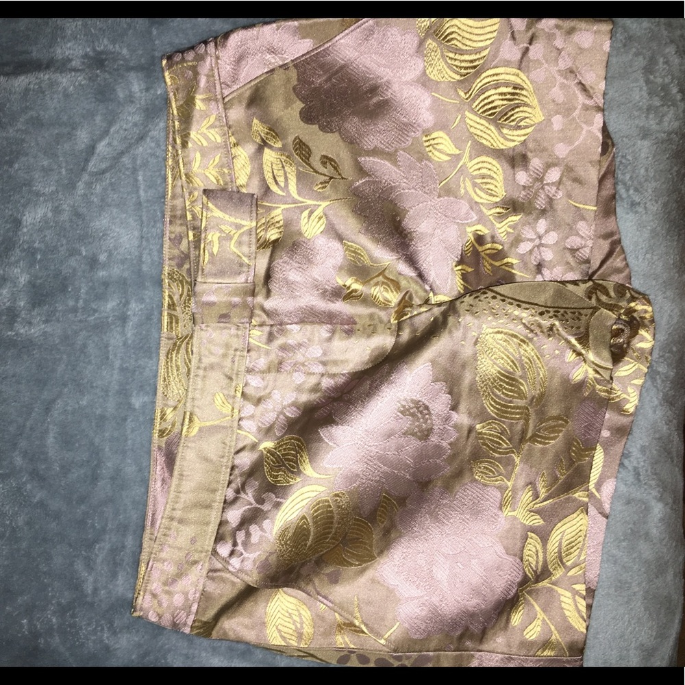 Vera Wang Silk Floral Shorts